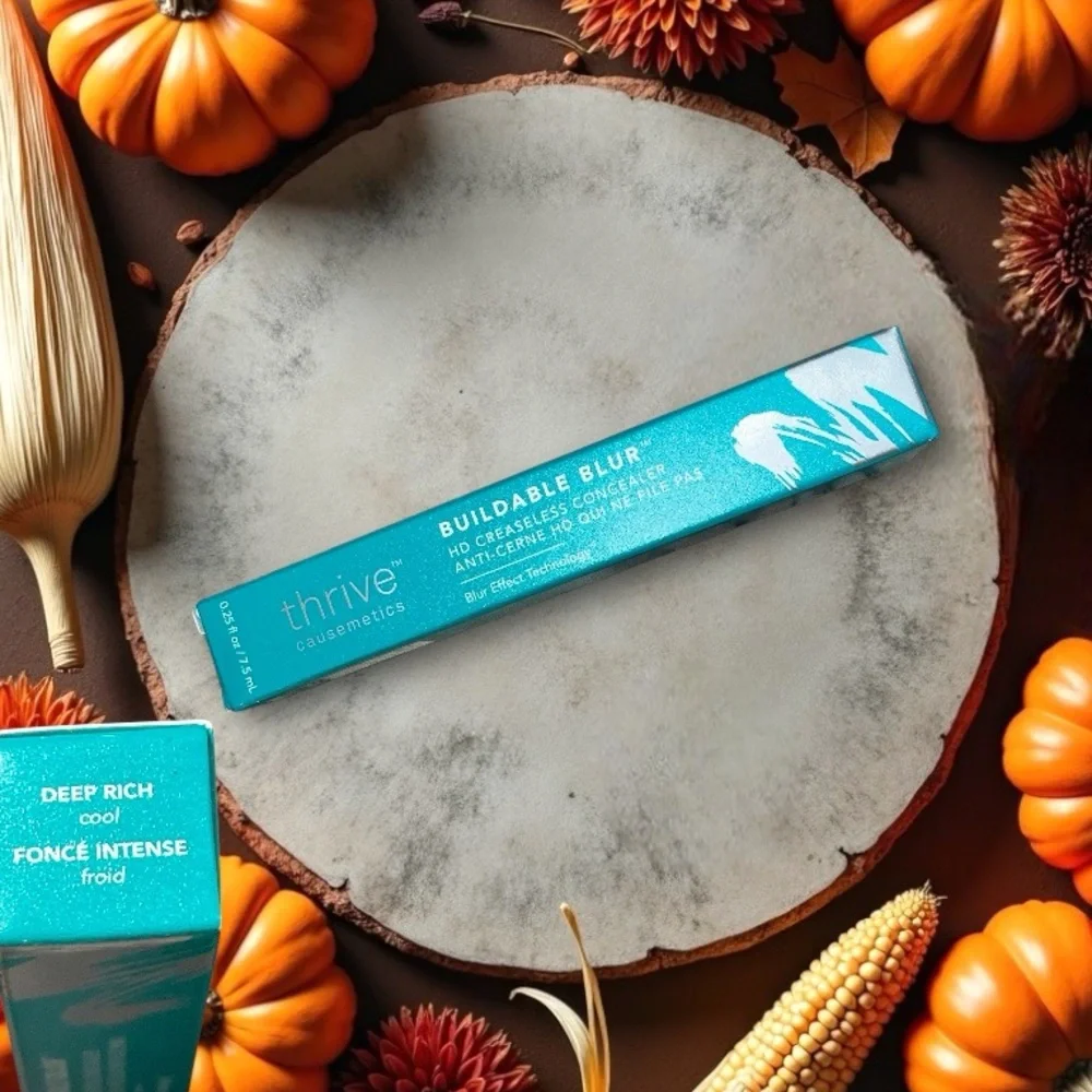 NIB Thrive Deep Rich HD Creaseless Concealer for Flawless Coverage